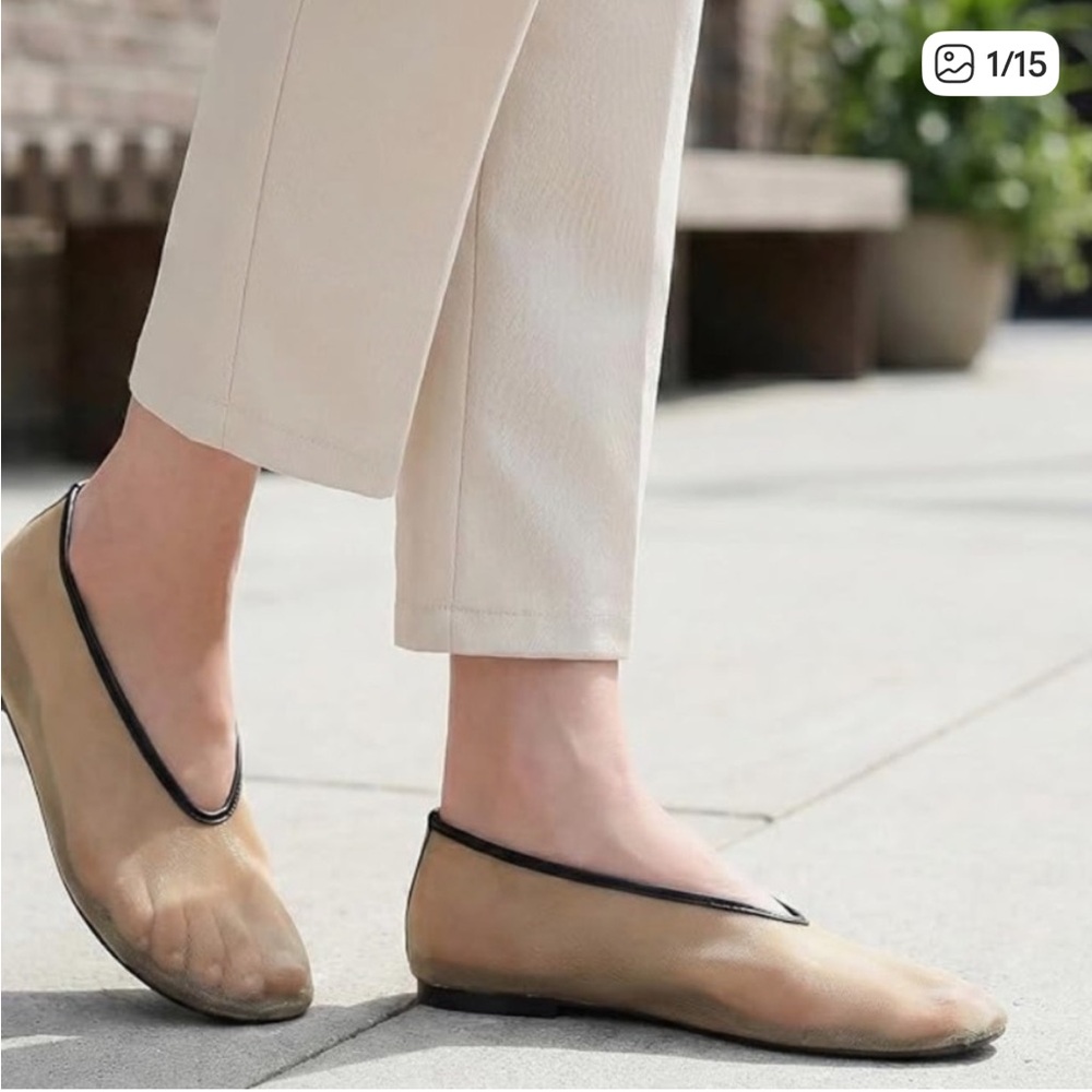 Voleece Mesh Ballet Flats